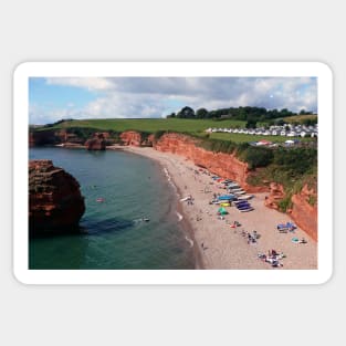 Ladram Bay Jurassic Coast Devon England Sticker